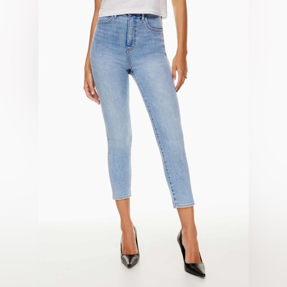 Aritzia Denim Forum The Lola High Rise Skinny 26L Size 25 Casual Denim - Picture 16 of 16
